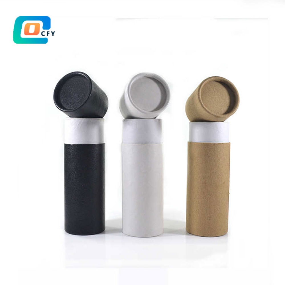 Custom design push up paper tubes with packaging tube cartoon for lip balm deodorant paper tube
