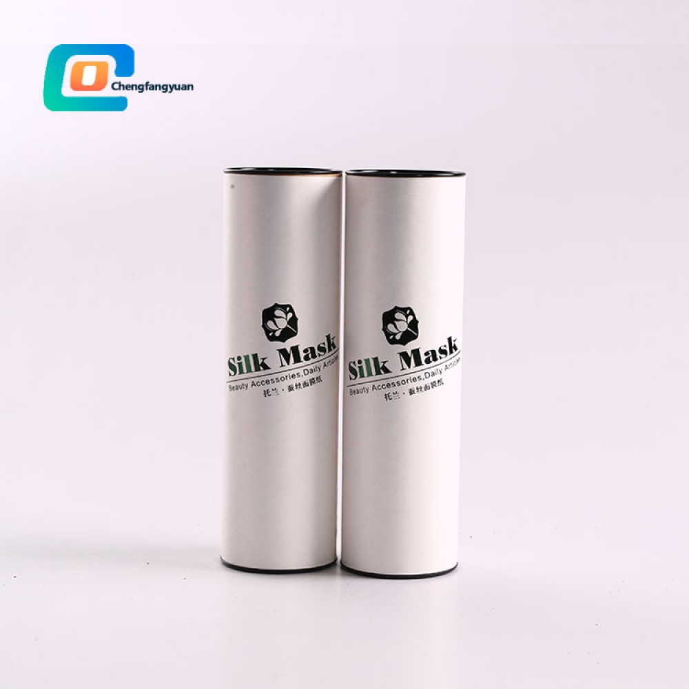Food grade Aluminum foil Cylinder Paper tube for Tea coffee chips with metal lid