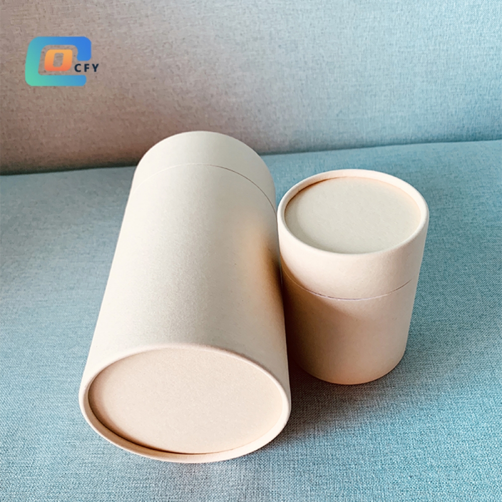 Recycled Food Grade biodegradable Round cardboard Packaging Paper Pipe Cardboard Tube for wine chips