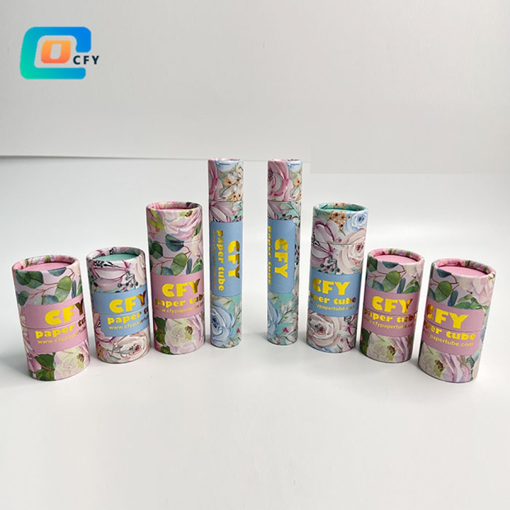 Child-resistant Pen Bagasse Tube Glassine Inside Pulp Fiber cardboard tube cartridges electronic paper container with logo Cosmetic cardboard tube