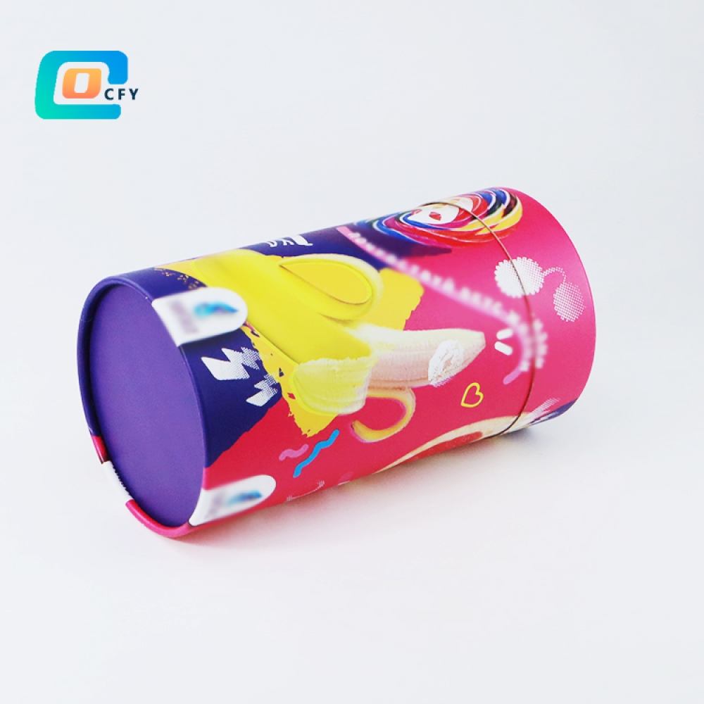 Slim and long paper tube packaging bed pillow big cylinder cardboard container  yoga mat large shipping container packaging