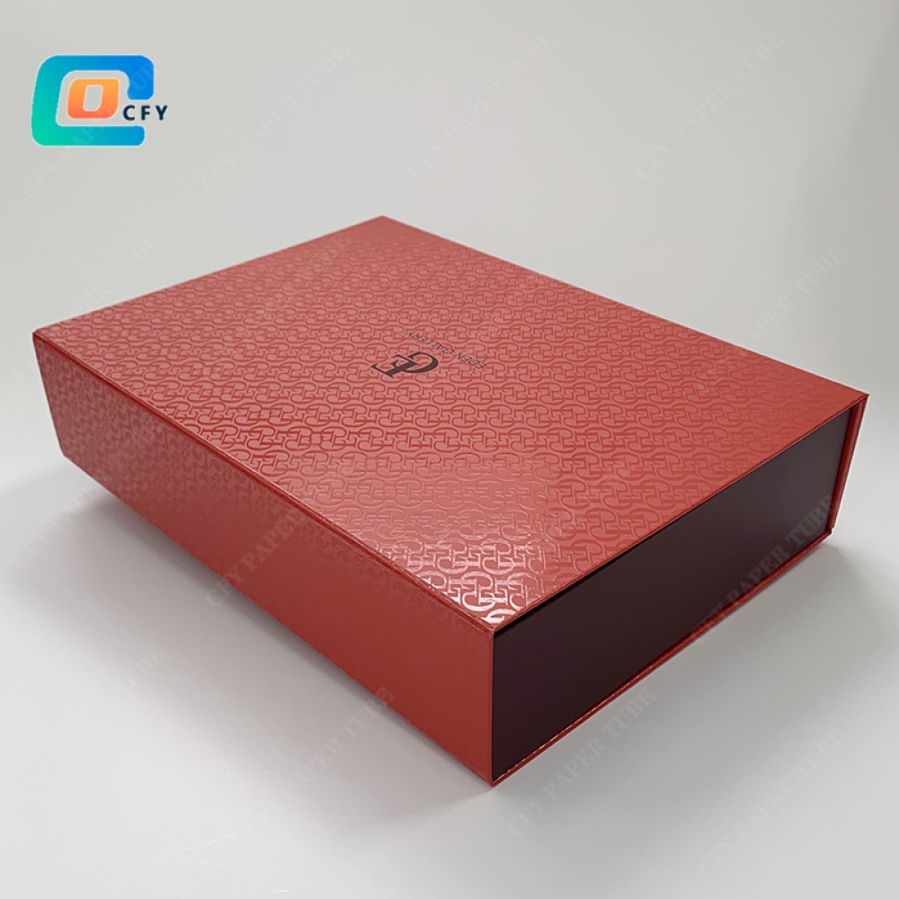Wholesale Custom Premium Gift Box Luxury Large Package Cardboard Paper Magnetic Foldable Packaging Box with ribbon and UV finish