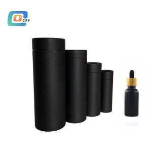 China customized essential oil packaging box craft paper tube 50ML container