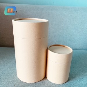 Recycled Food Grade biodegradable Round cardboard Packaging Paper Pipe Cardboard Tube for wine chips